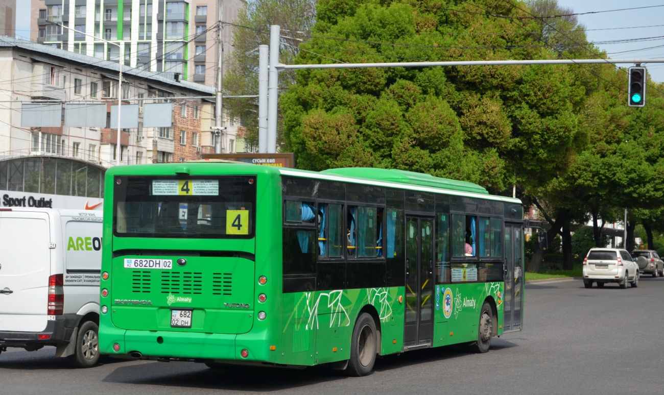 Алматы, Yutong ZK6118HGA (QazTehna) № 682 DH 02