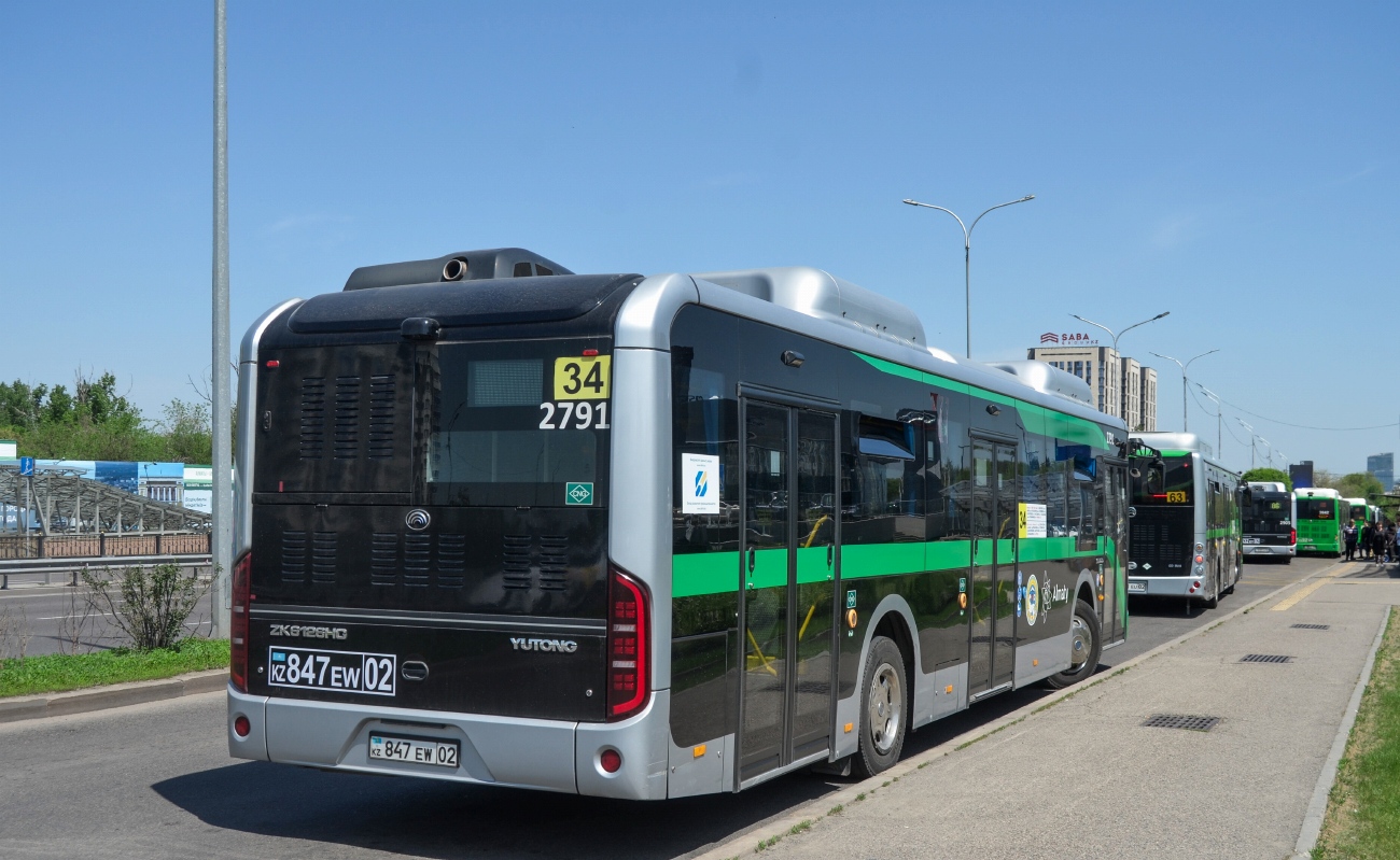 Алматы, Yutong ZK6126HG (QazTehna) № 2791