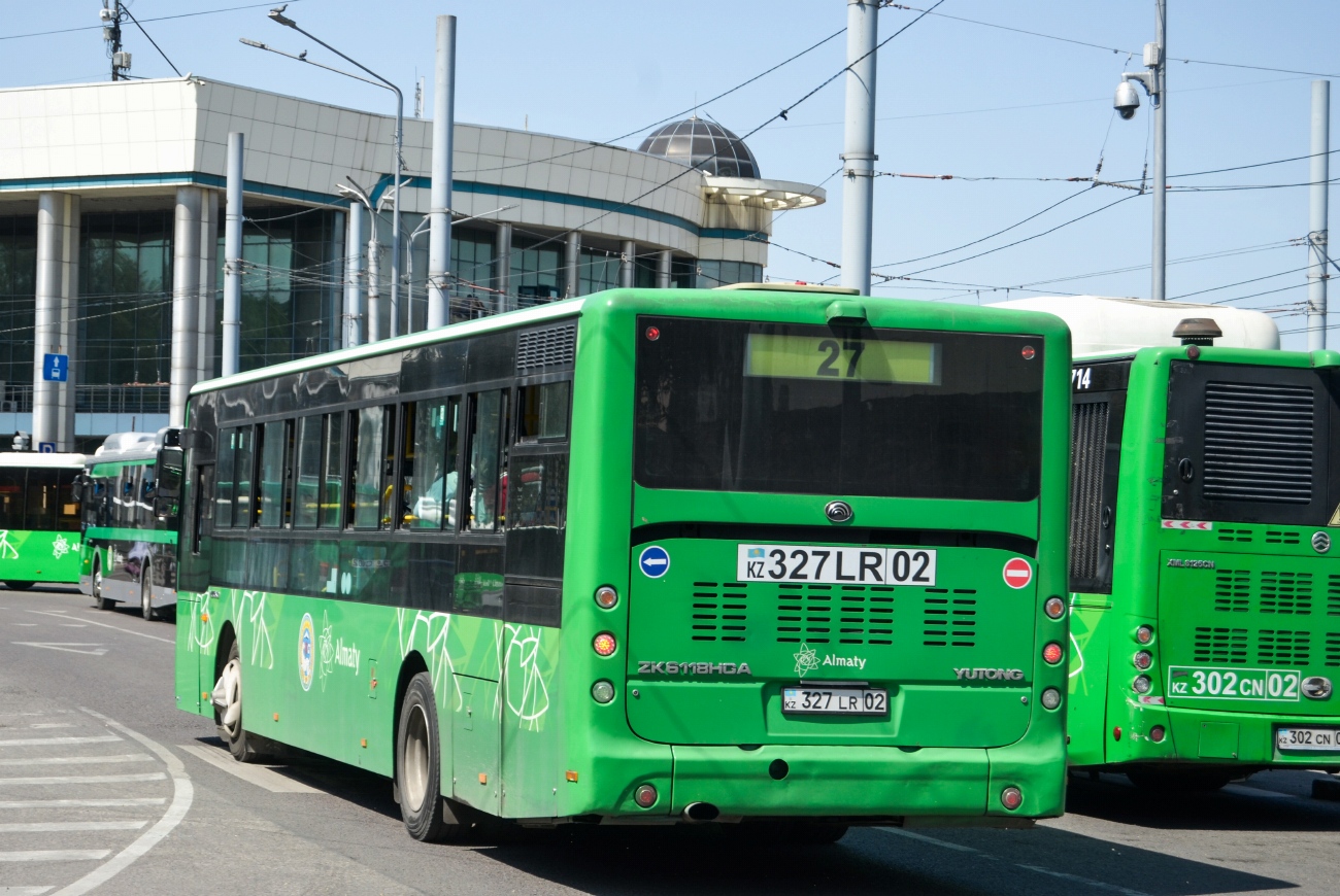 Алматы, Yutong ZK6118HGA № 327 LR 02 Алматы, Yutong ZK6118HGA № 327 LR 02