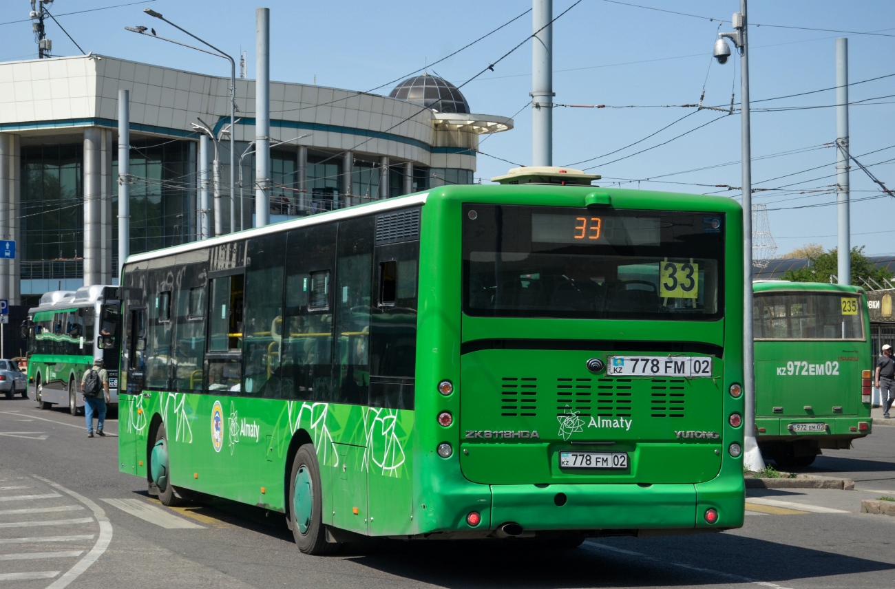 Алматы, Yutong ZK6118HGA (СарыаркаАвтоПром) № 778 FM 02
