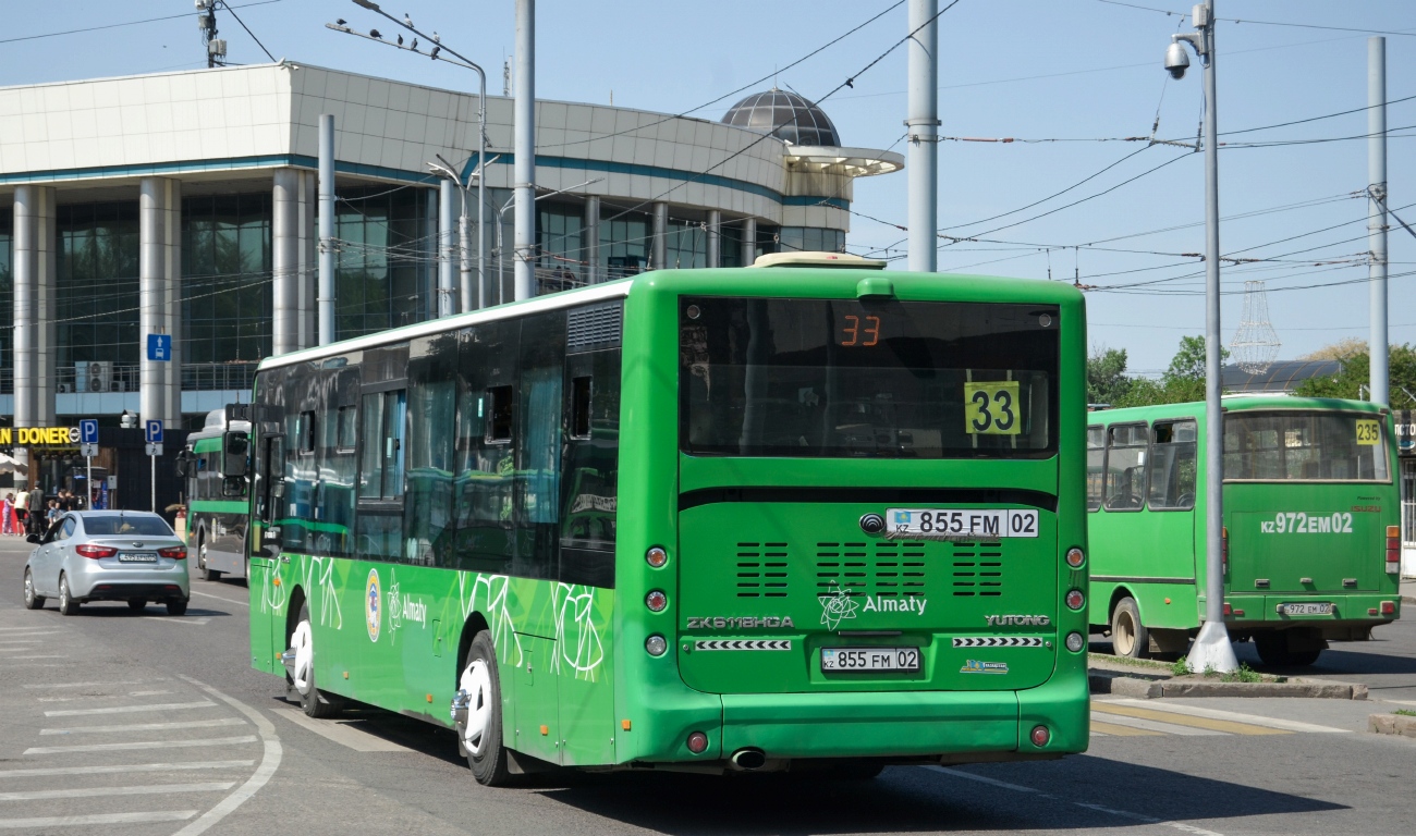 Алматы, Yutong ZK6118HGA (СарыаркаАвтоПром) № 855 FM 02