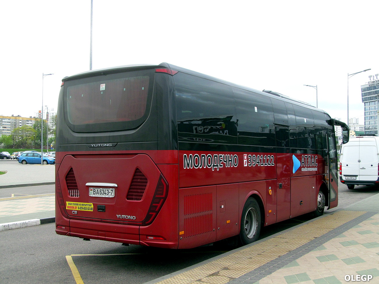 Минск, Yutong C9 (ZK6947H) № ВА 6343-7