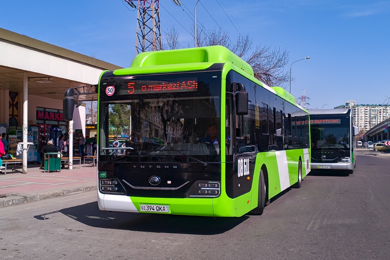 Узбекистан, Yutong ZK6126HG № 08611