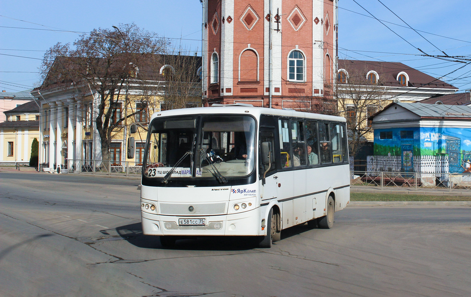 Вологодская область, ПАЗ-320412-05 "Вектор" № Е 581 СС 35