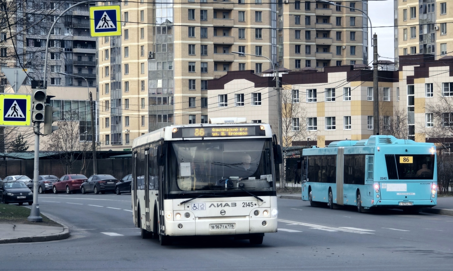 Санкт-Петербург, ЛиАЗ-5292.60 № 2145