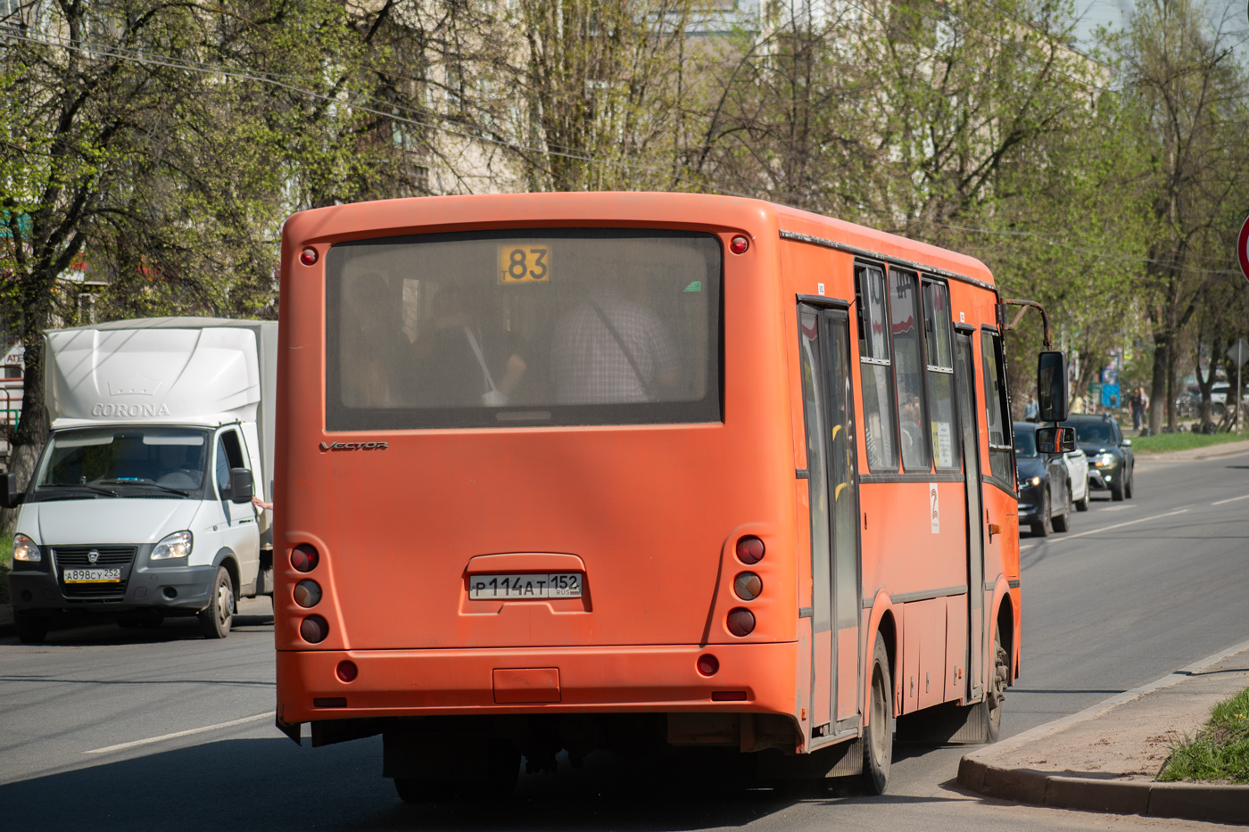 Obwód niżnonowogrodzki, PAZ-320414-05 "Vektor" Nr Р 114 АТ 152