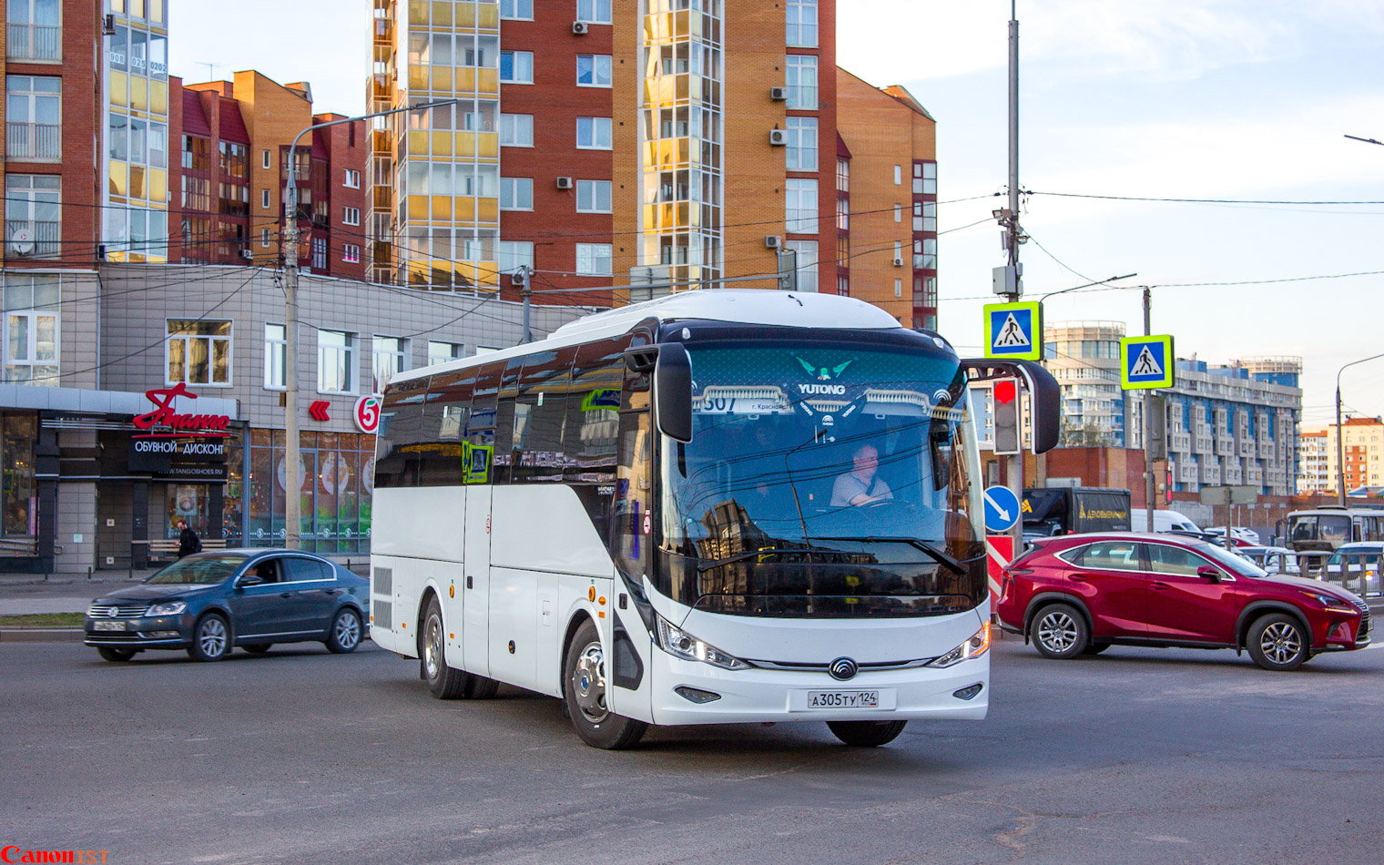 Красноярский край, Yutong C9 (ZK6947H) № А 305 ТУ 124 Красноярский край, Yutong C9 (ZK6947H) № А 305 ТУ 124