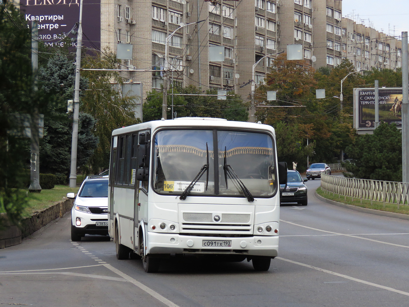Краснодарский край, ПАЗ-320412-05 № С 091 ТХ 193