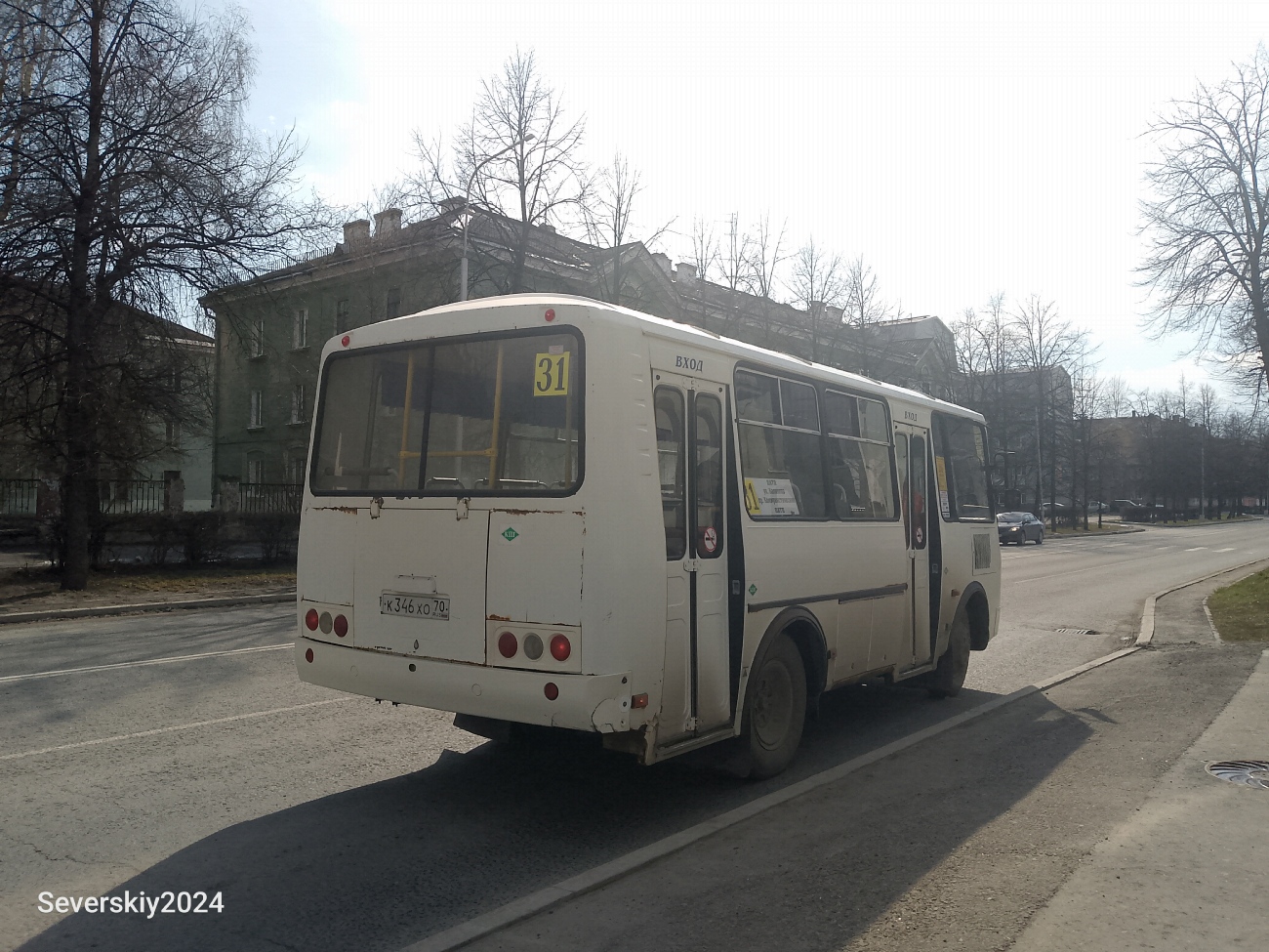 Томская область, ПАЗ-320540-12 № К 346 ХО 70