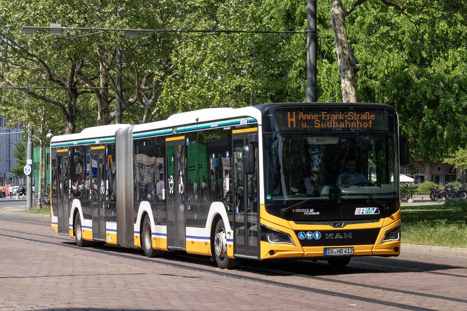 Гессен, MAN 18C Lion's City 18 NG330 EfficientHybrid № 412