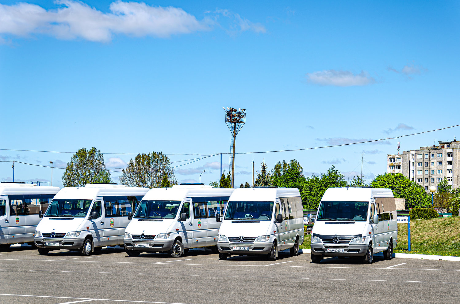 Брестская область, Спринтбелавто-4055 (MB Sprinter) № 10540; Брестская область, Спринтбелавто-4055 (MB Sprinter) № 10560; Брестская область — Автобусные парки