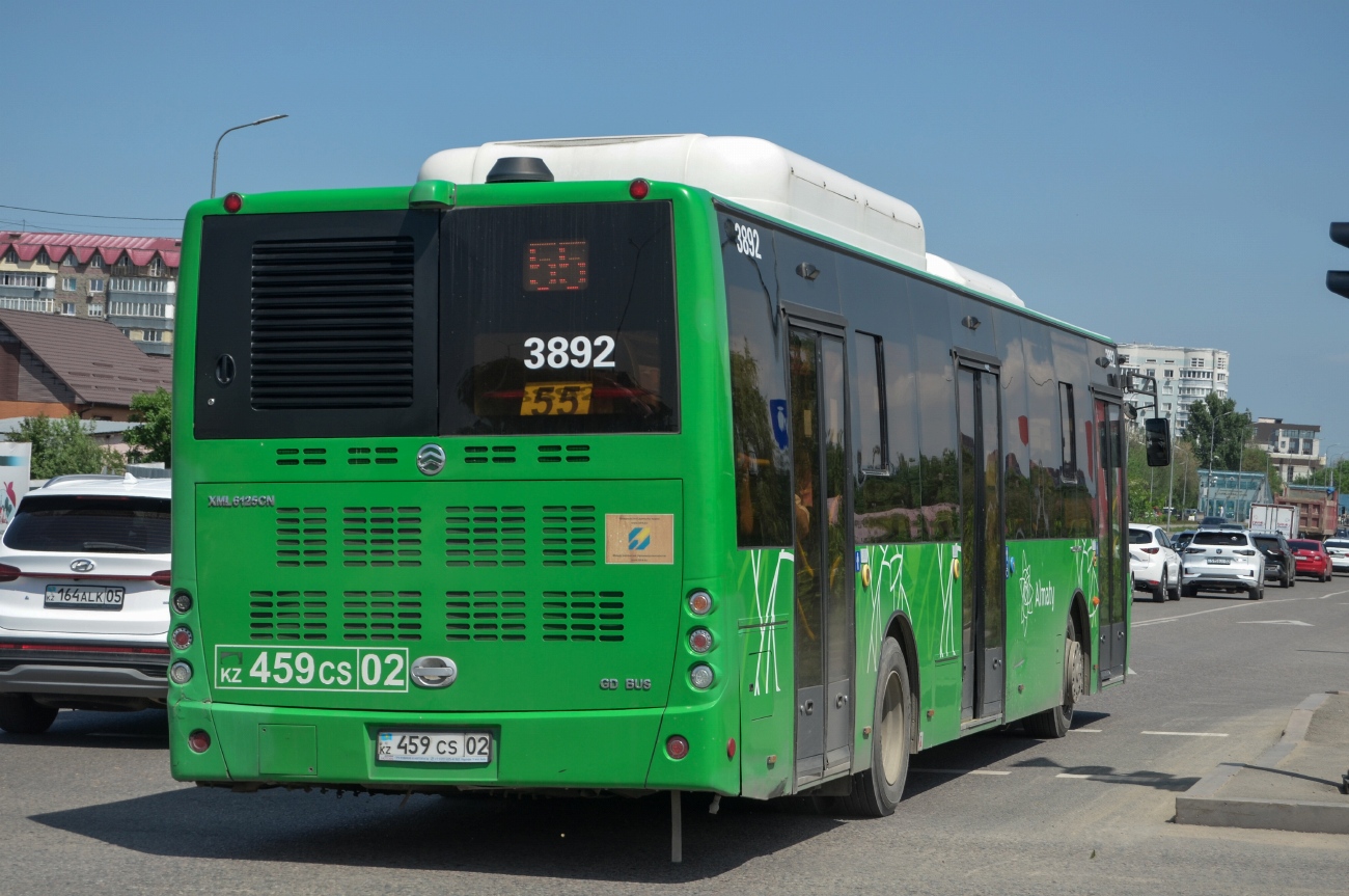Алматы, Golden Dragon XML6125CN (Hyundai Trans Auto) № 3892