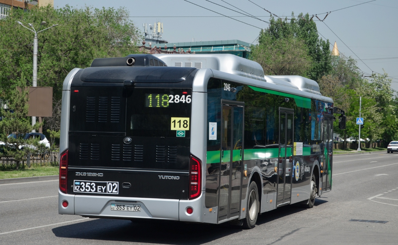 Алматы, Yutong ZK6126HG (QazTehna) № 2846