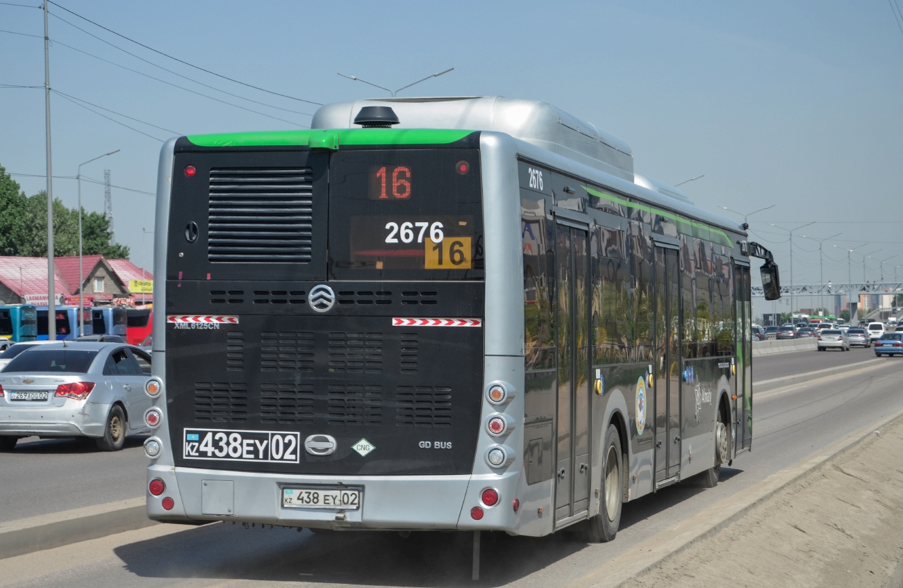 Алматы, Golden Dragon XML6125CN (Hyundai Trans Auto) № 2676