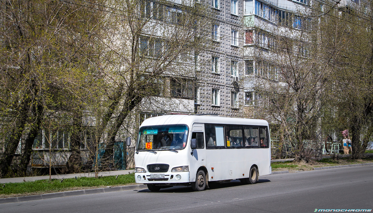 Алтайский край, Hyundai County LWB (ТагАЗ) № К 655 ЕЕ 122