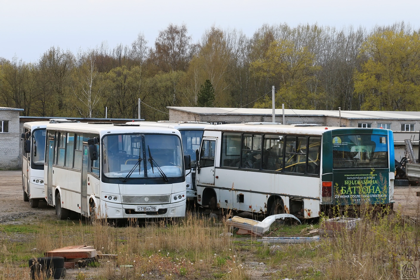 Санкт-Петербург, ПАЗ-320412-05 "Вектор" № О 055 СН 198; Санкт-Петербург, ПАЗ-320412-05 "Вектор" № С 715 НУ 198