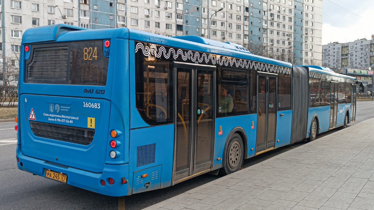 Москва, ЛиАЗ-6213.65 № 160683