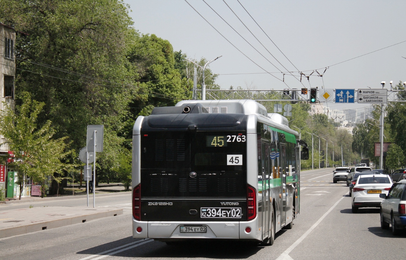Алматы, Yutong ZK6126HG (QazTehna) № 2763