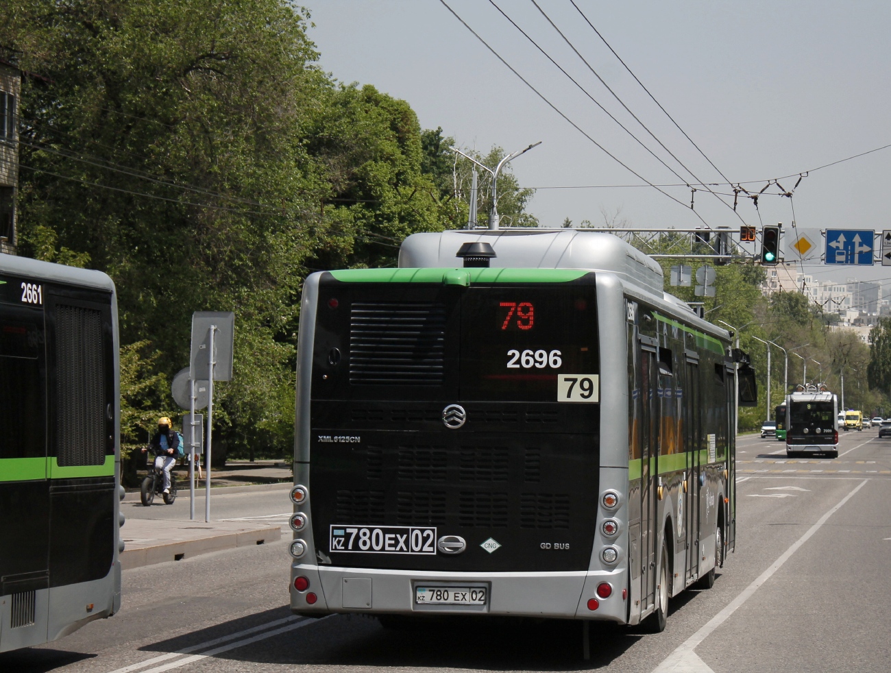 Алматы, Golden Dragon XML6125CN (Hyundai Trans Auto) № 2696
