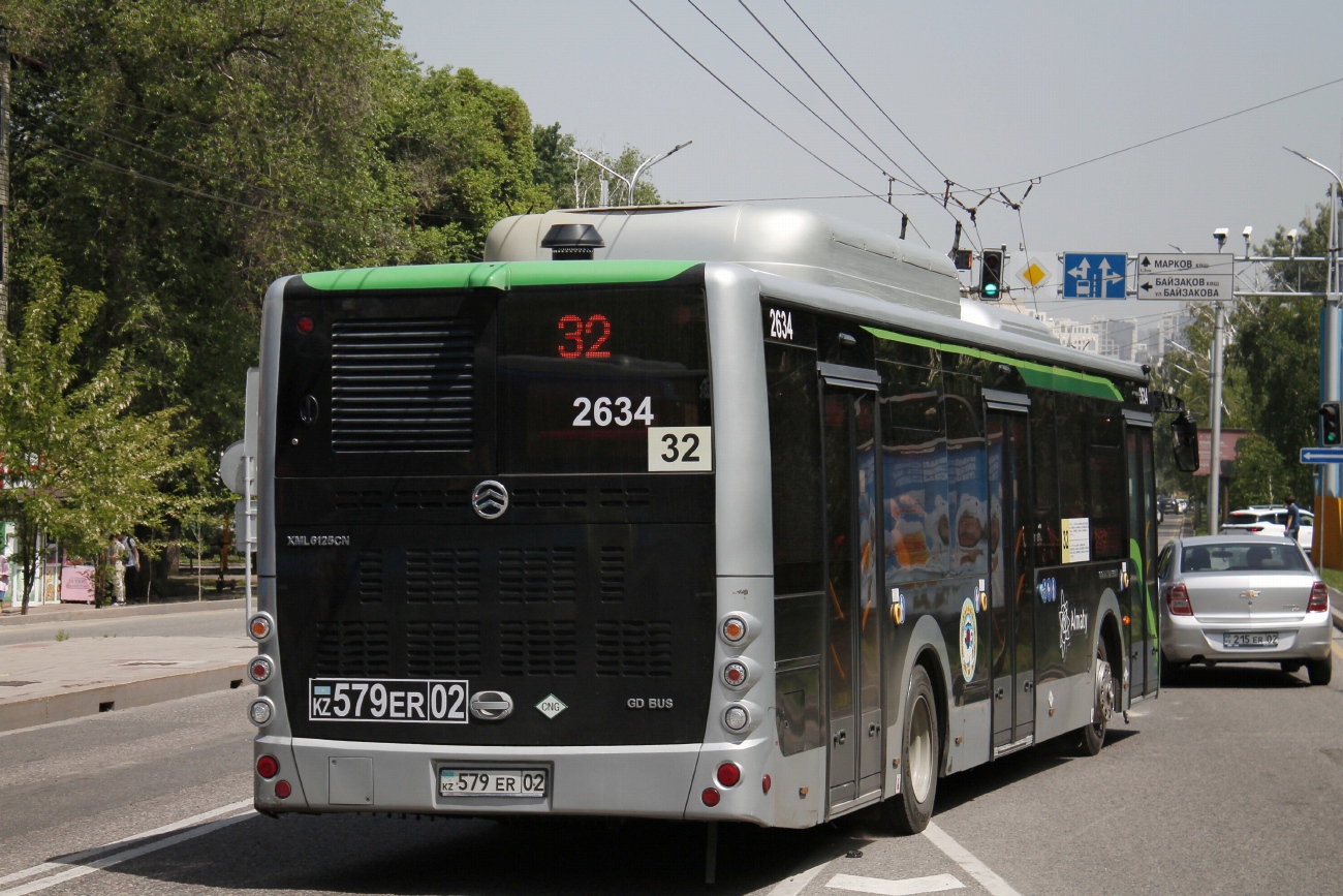 Алматы, Golden Dragon XML6125CN (Hyundai Trans Auto) № 2634