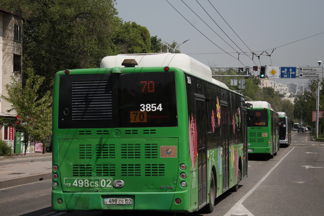 Алматы, Golden Dragon XML6125CN (Hyundai Trans Auto) № 3854