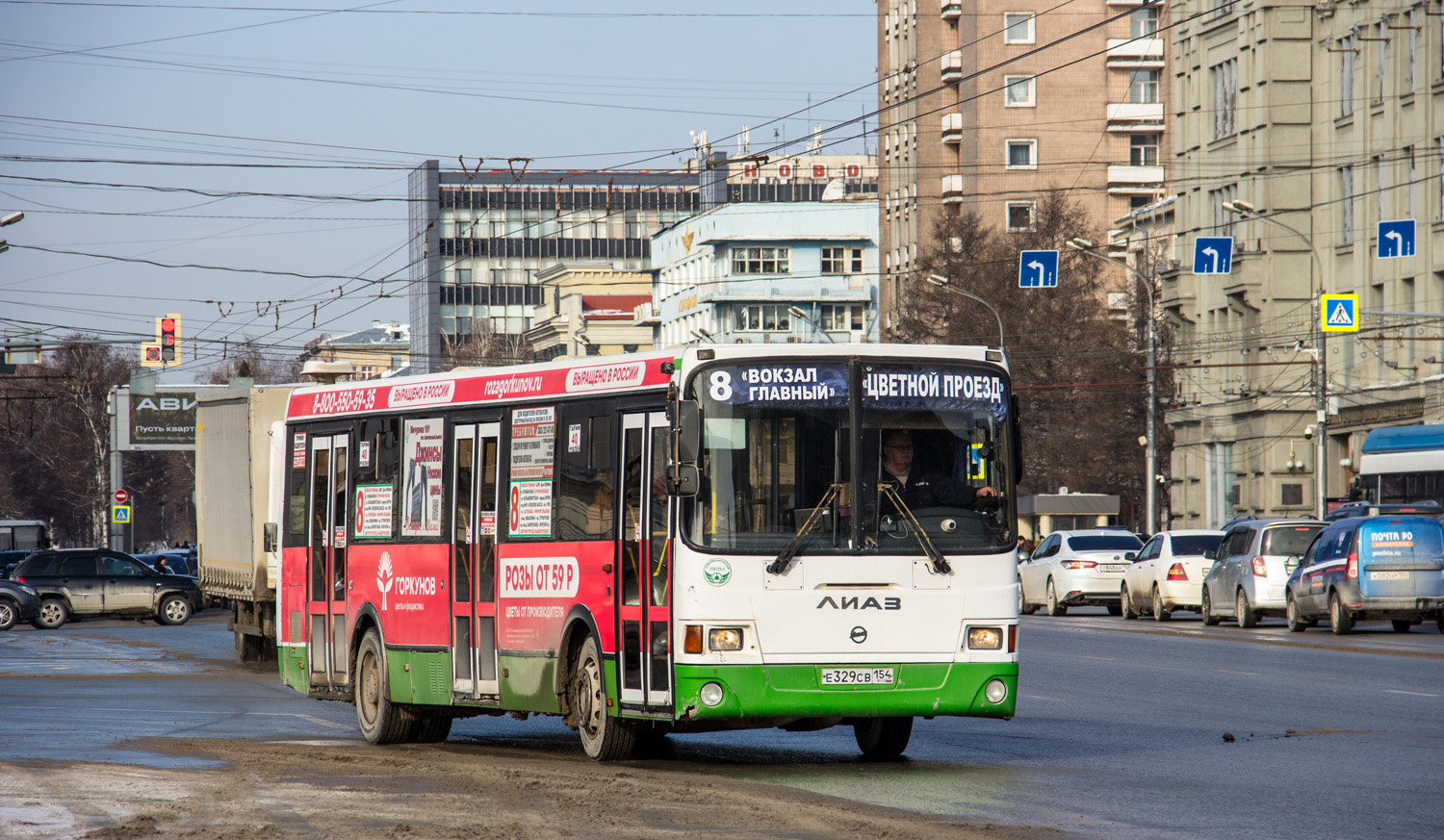 Новосибирская область, ЛиАЗ-5256.60 № Е 329 СВ 154 Новосибирская область, ЛиАЗ-5256.60 № Е 329 СВ 154