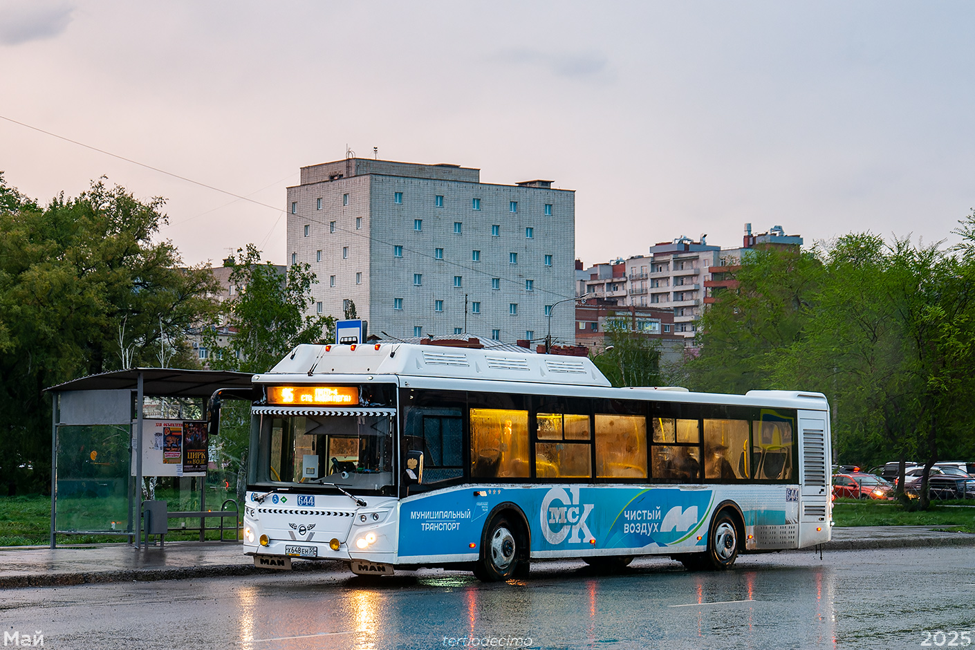 Omszki terület, LiAZ-5292.67 (CNG) sz.: 644
