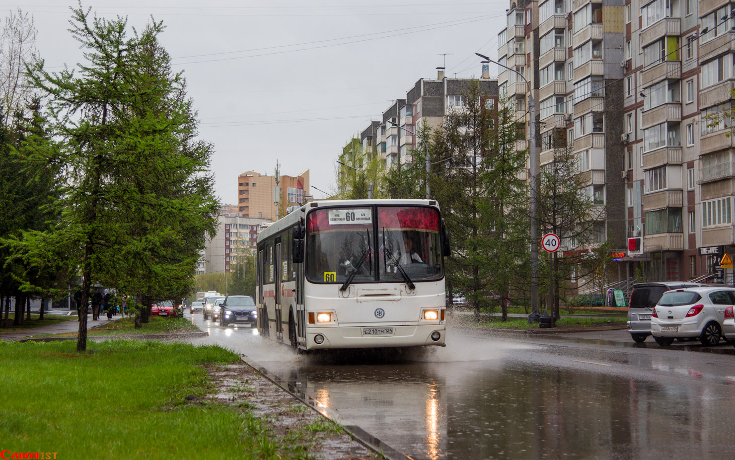 Красноярский край, ЛиАЗ-5256.60 № Е 210 ТМ 124