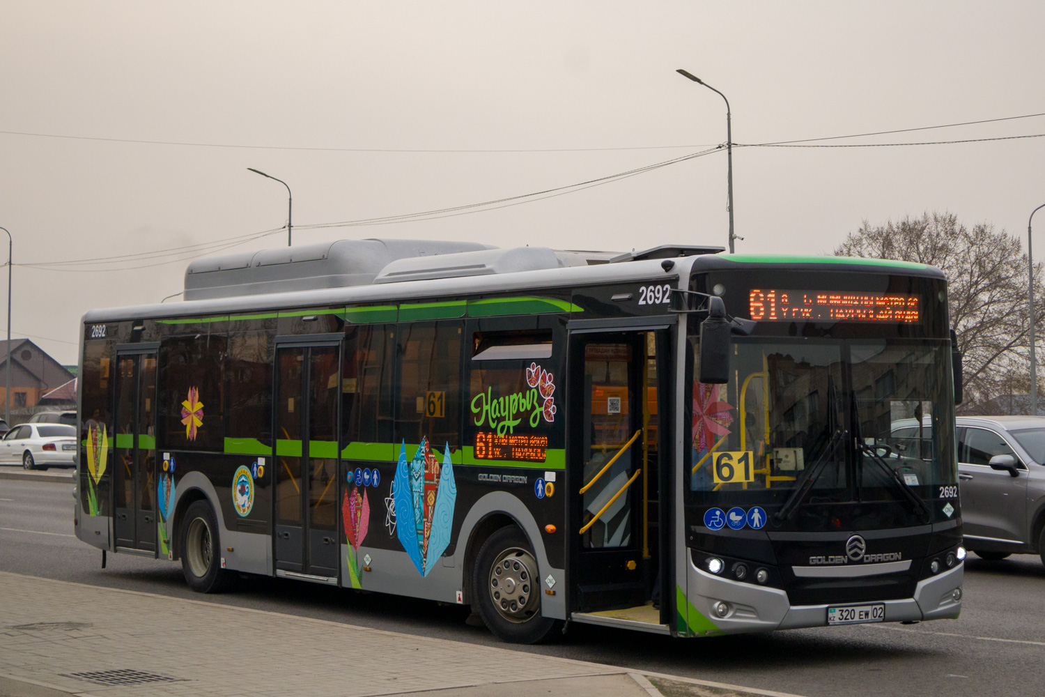 Алматы, Golden Dragon XML6125CN (Hyundai Trans Auto) № 2692