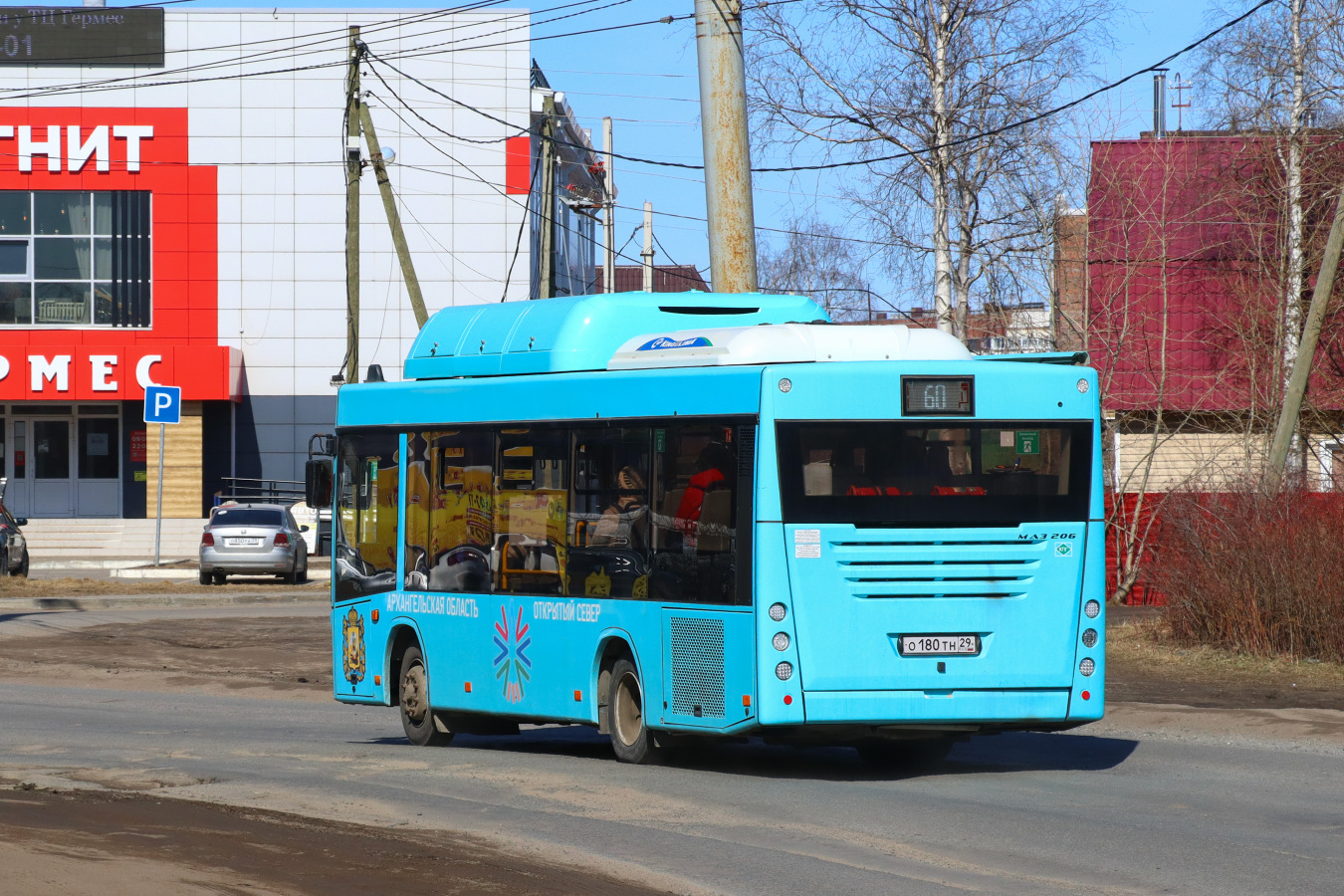 Архангельская область, МАЗ-206.948 № О 180 ТН 29