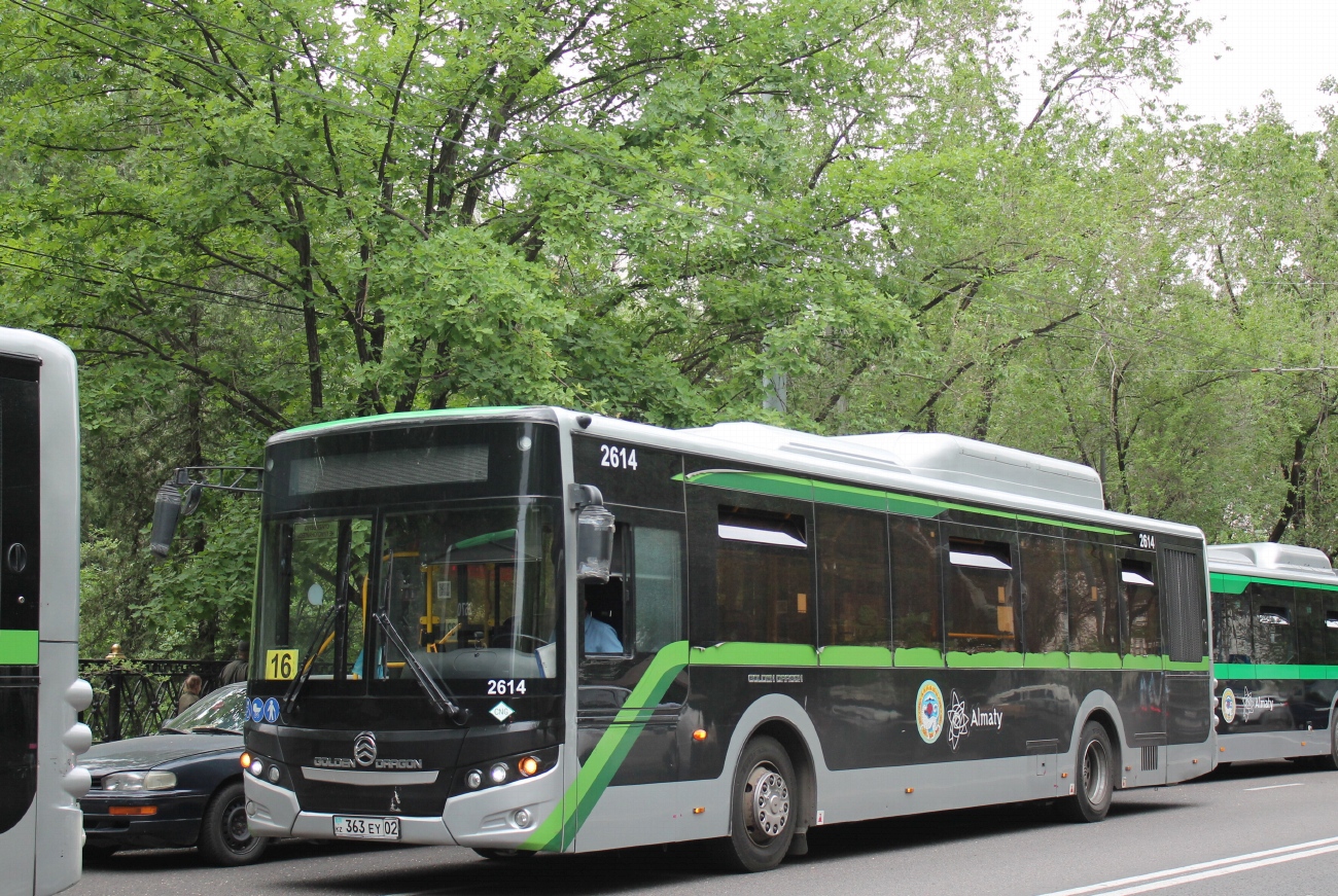 Алматы, Golden Dragon XML6125CN (Hyundai Trans Auto) № 2614