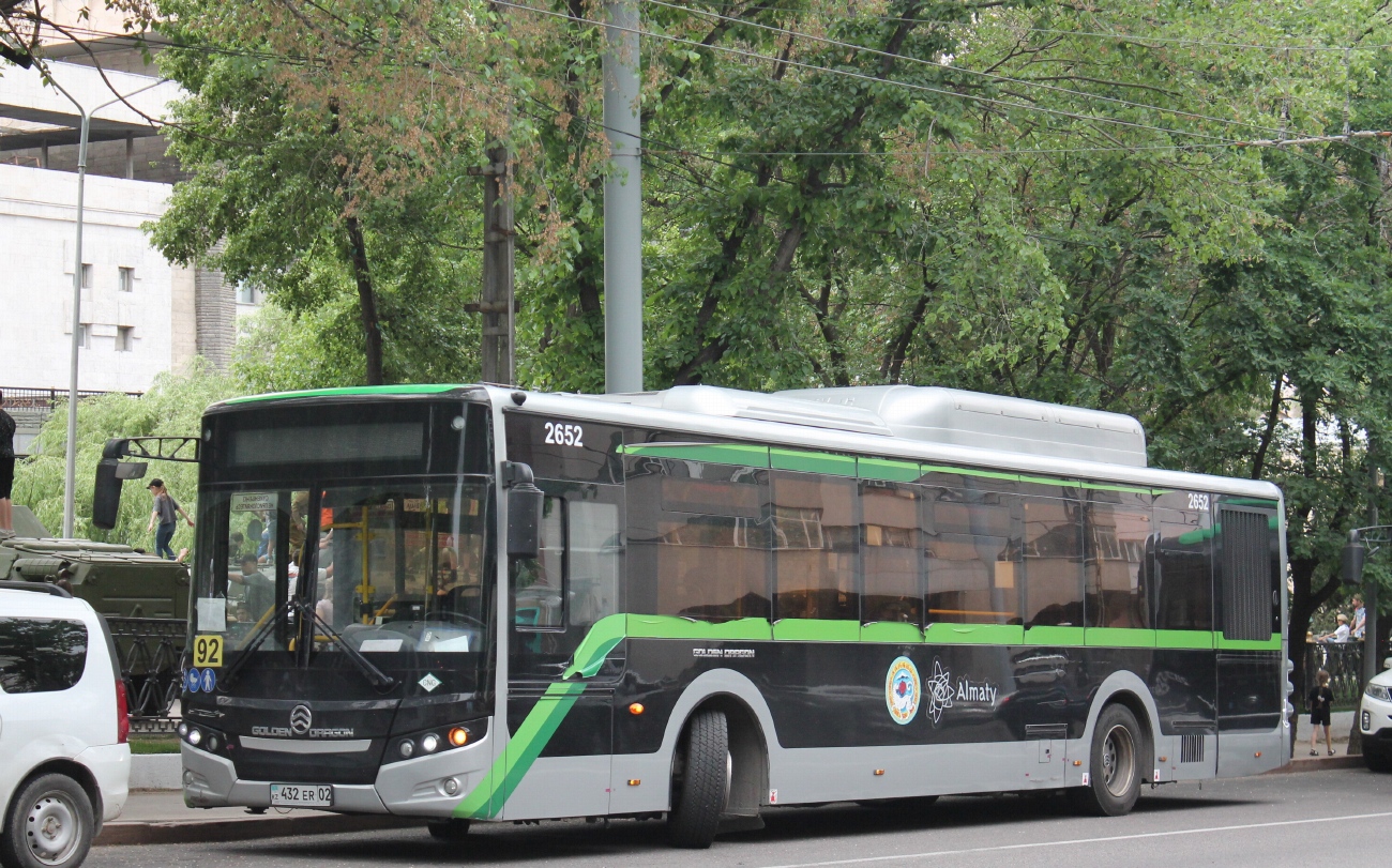 Алматы, Golden Dragon XML6125CN (Hyundai Trans Auto) № 2652