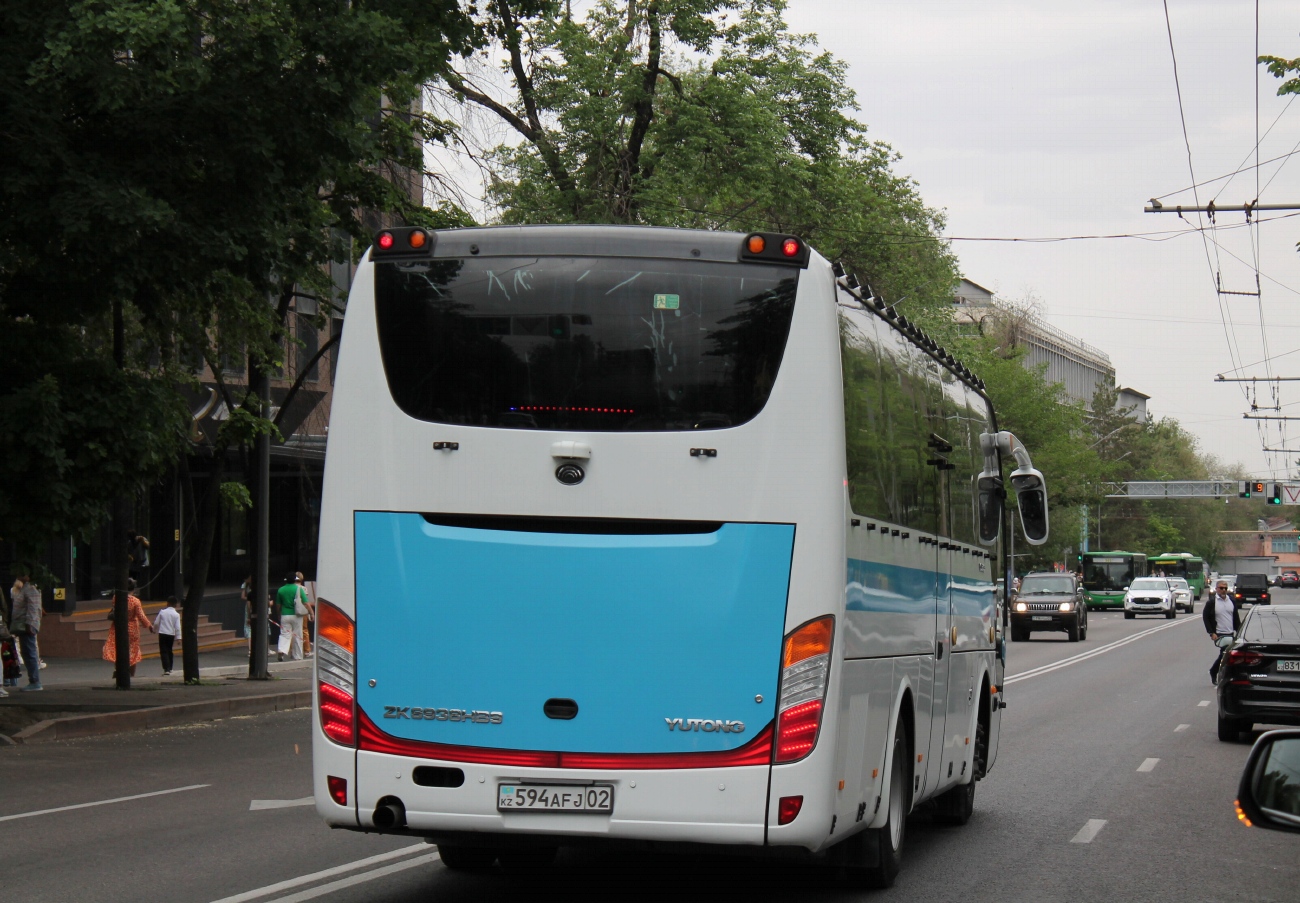 Алматы, Yutong ZK6938HB9 № 594 AFJ 02