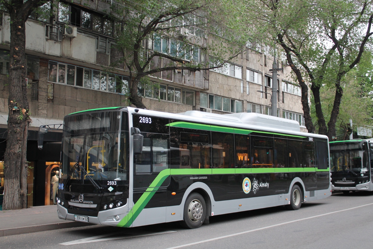 Алматы, Golden Dragon XML6125CN (Hyundai Trans Auto) № 2693