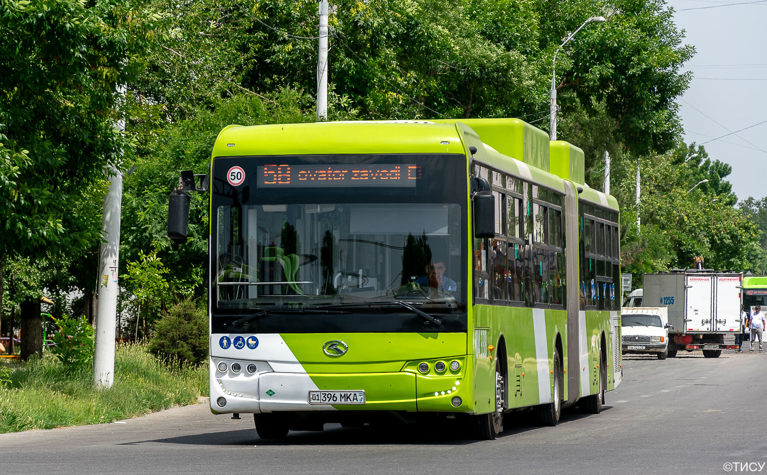 Узбекистан, King Long XMQ6180G № 04338