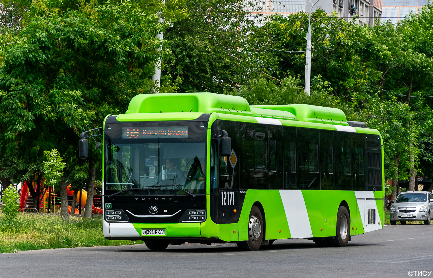 Узбекистан, Yutong ZK6126HG № 12171
