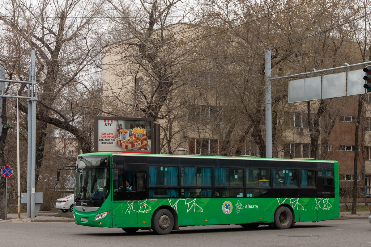Алматы, Yutong ZK6118HGA № 154 EQ 02
