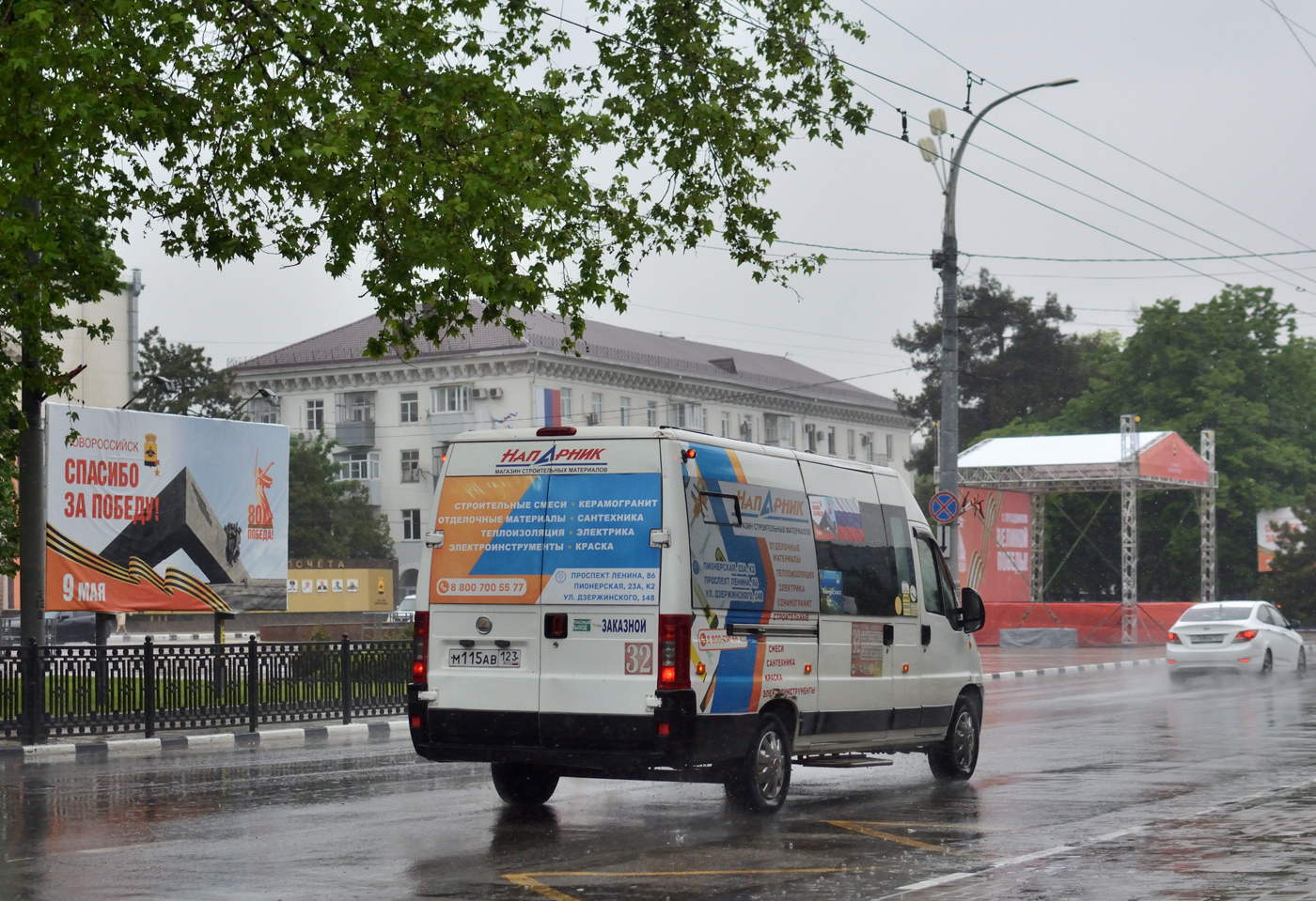 Краснодарский край, FIAT Ducato 244 [RUS] № М 115 АВ 123