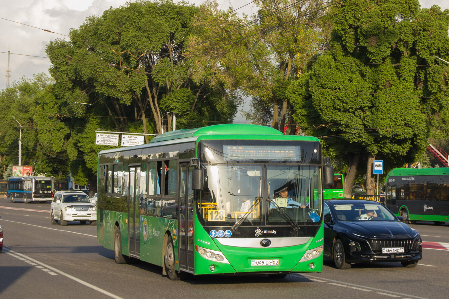 Алматы, Yutong ZK6118HGA (QazTehna) № 049 ER 02