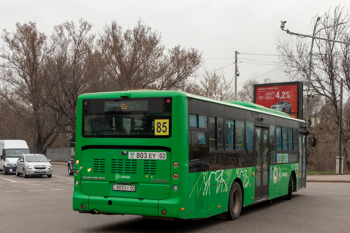 Almaty, Yutong ZK6118HGA (QazTehna) Nr. 803 EY 02