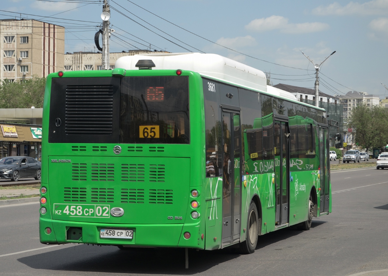 Алматы, Golden Dragon XML6125CN (Hyundai Trans Auto) № 3681