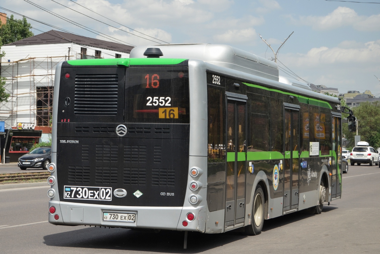 Алматы, Golden Dragon XML6125CN (Hyundai Trans Auto) № 2552