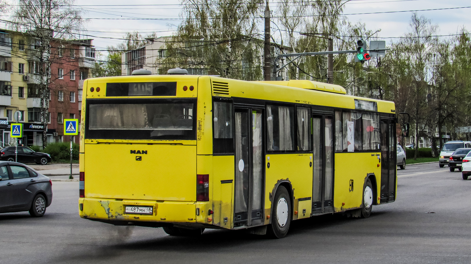 Липецкая область, MAN A74 Lion's Classic SL283 № М 487 МН 48