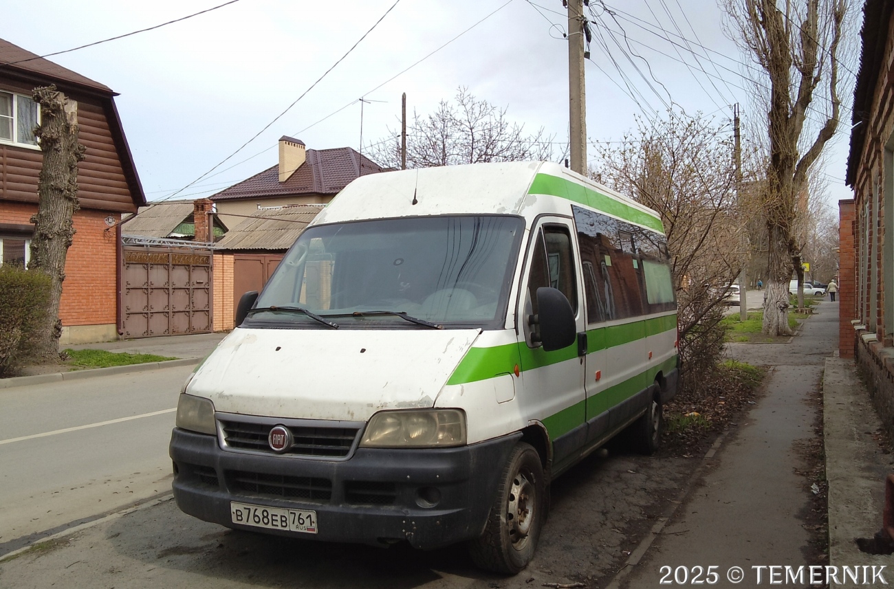 Ростовская область, FIAT Ducato 244 CSMMC-RLL, -RTL № В 768 ЕВ 761