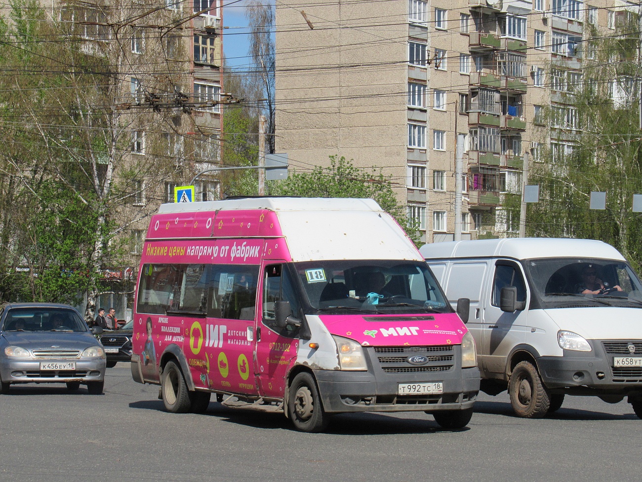 Удмуртия, Нижегородец-222708  (Ford Transit) № Т 992 ТС 18 Удмуртия, Нижегородец-222708  (Ford Transit) № Т 992 ТС 18