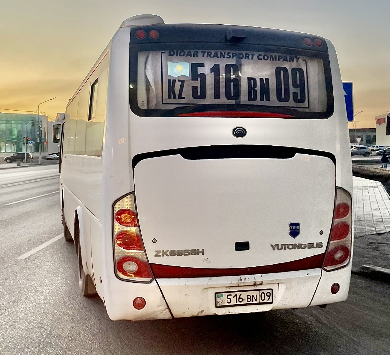 Карагандинская область, Yutong ZK6858H № 516 BN 09