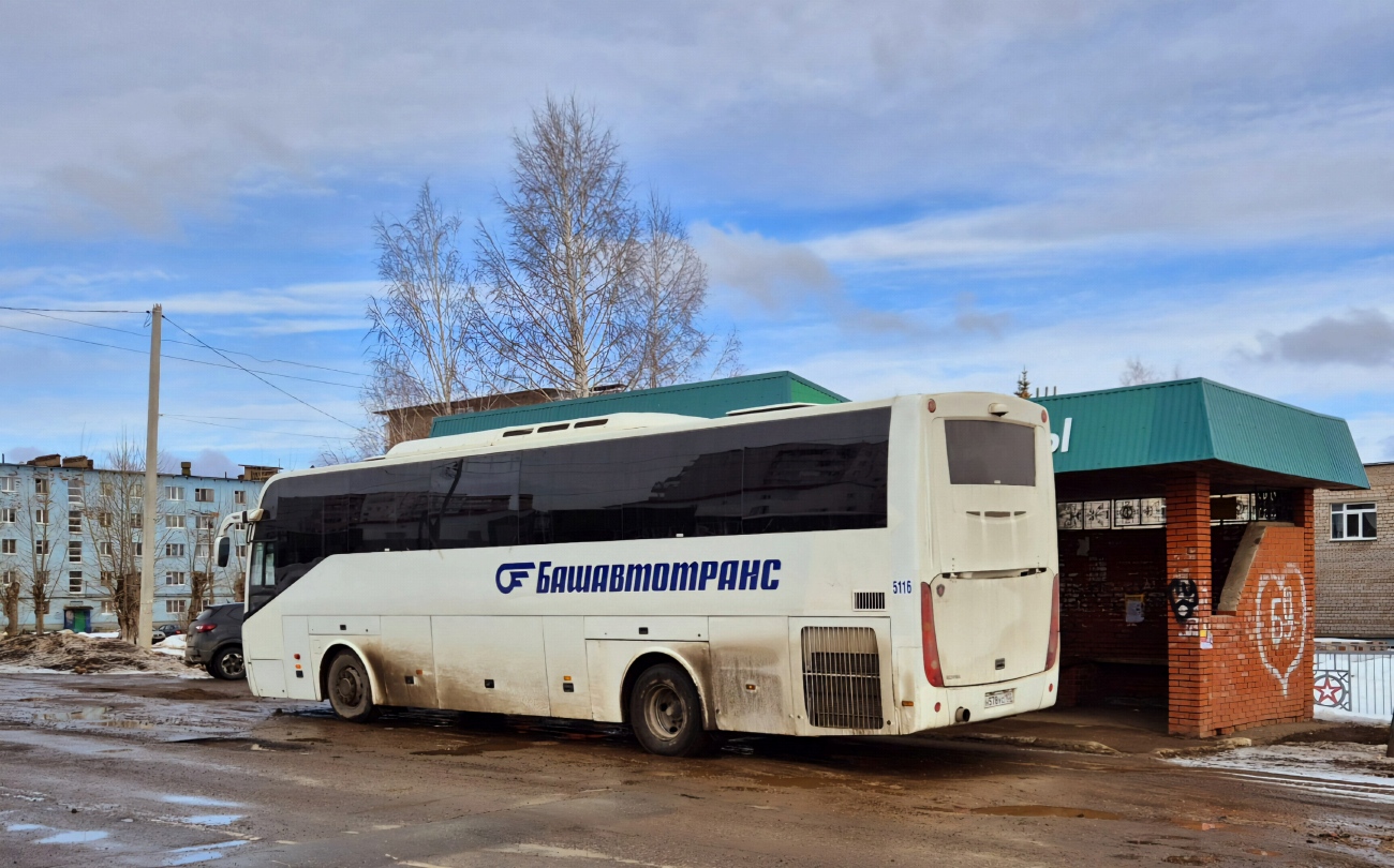 Башкортостан, Higer A80 № 5116 Башкортостан, Higer A80 № 5116