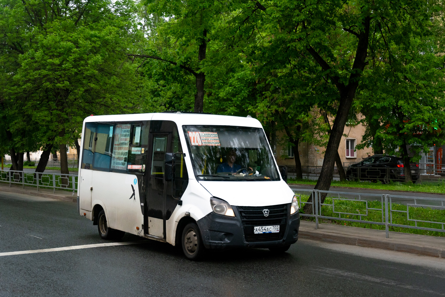 Башкортостан, ГАЗ-A64R42 Next № А 454 АС 702