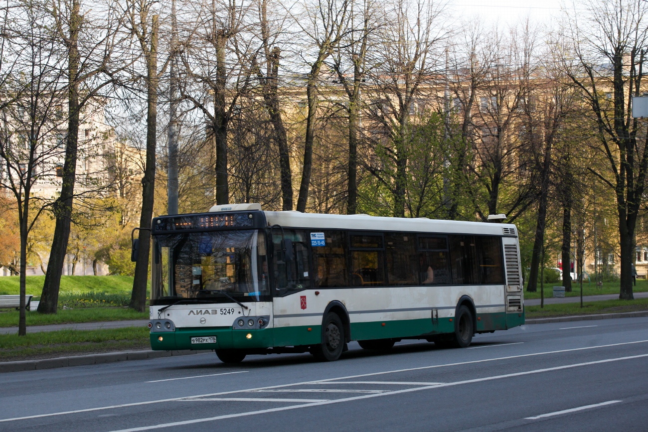 Санкт-Петербург, ЛиАЗ-5292.60 № 5249