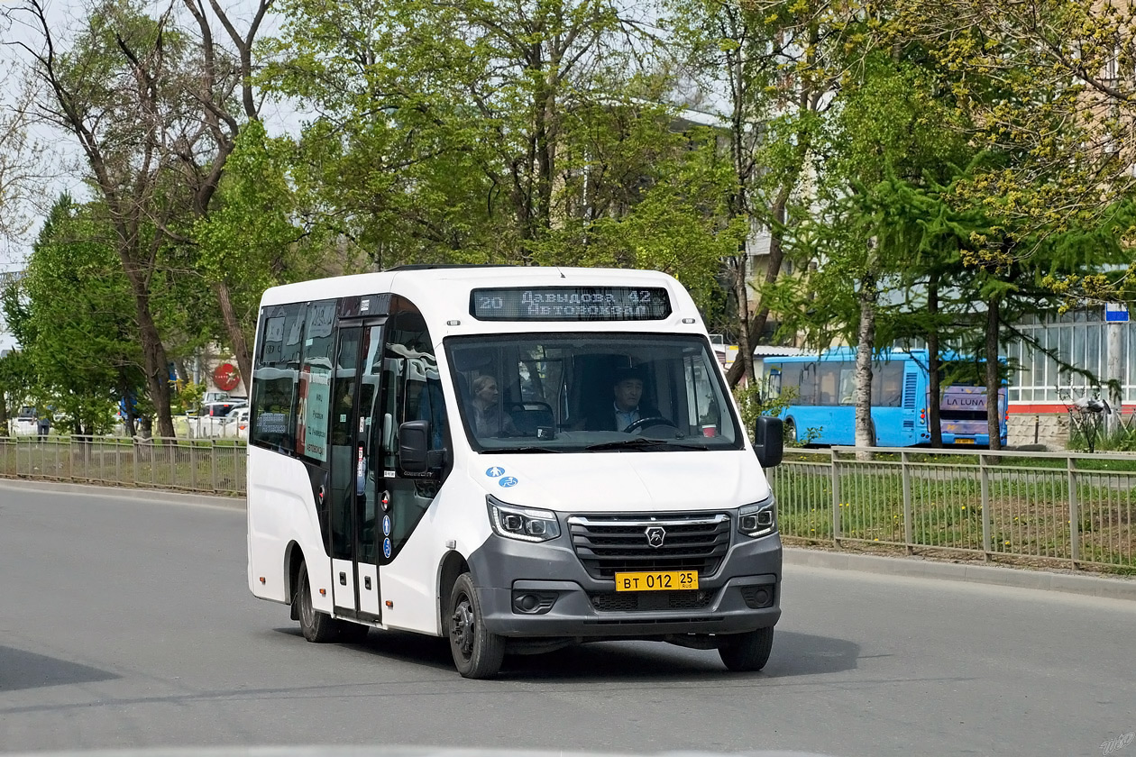 Приморский край, ГАЗ-A68R52 City № ВТ 012 25